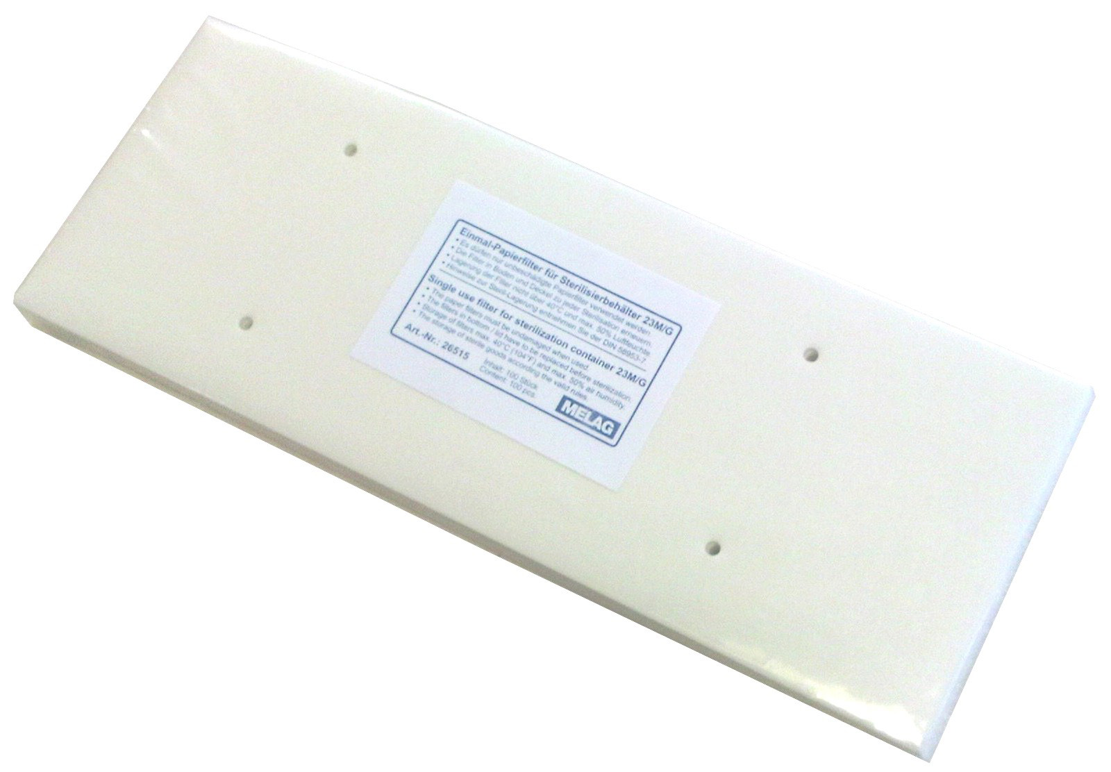 Einmal-Papierfilter für Sterilisierbehälter, Filter