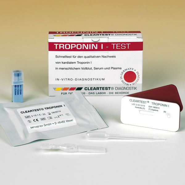 Cleartest Troponin Infarkt Test, Schnelltest