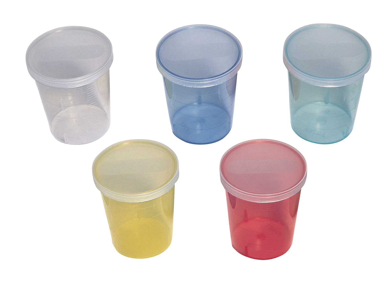 Wiegand Medikamenten Einnahmebecher, Medikamentenbecher, Tropfenbecher, Dosierbecher, Plastikbecher