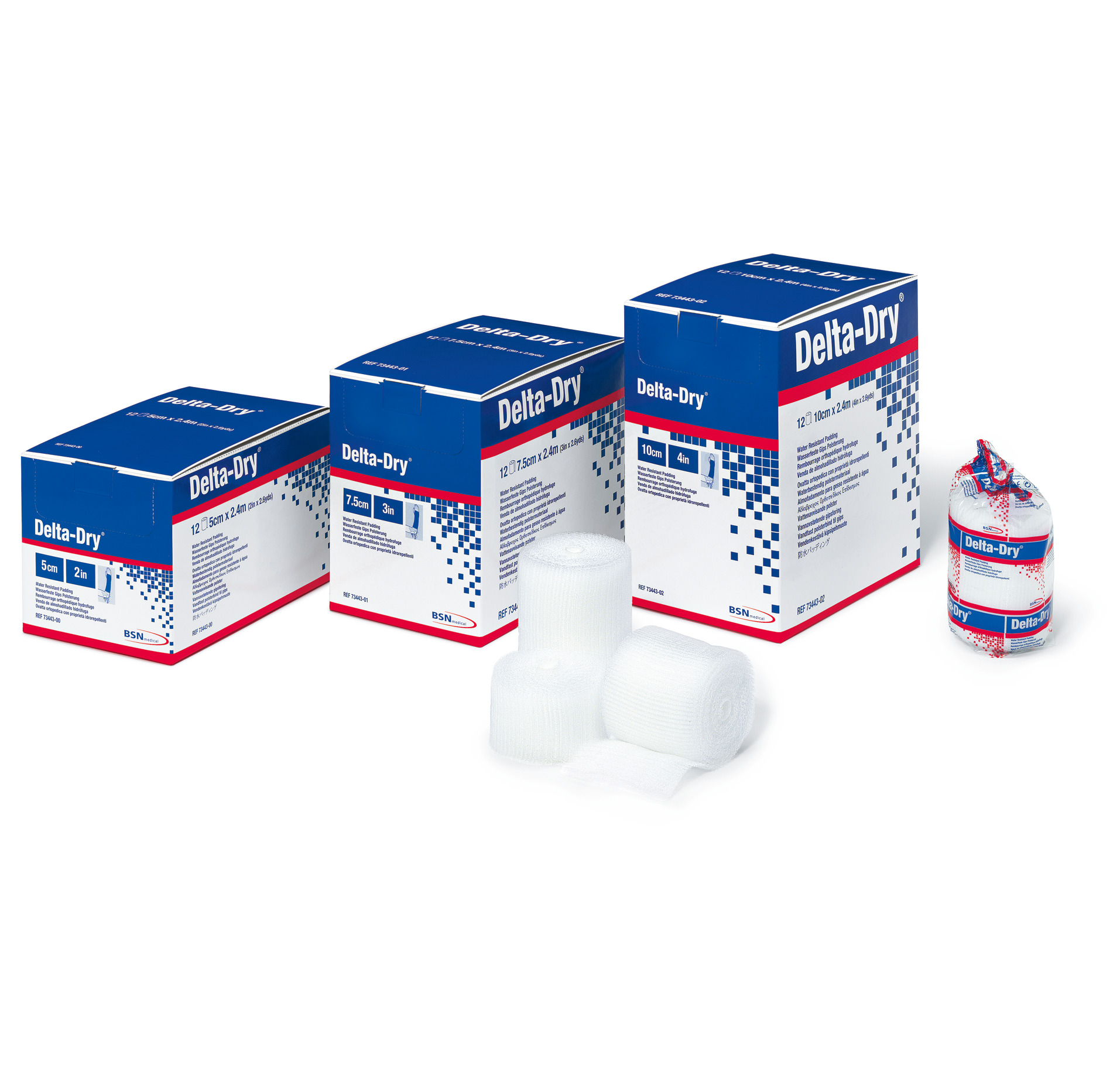DELTA DRY Polsterbinde, Polsterwatte