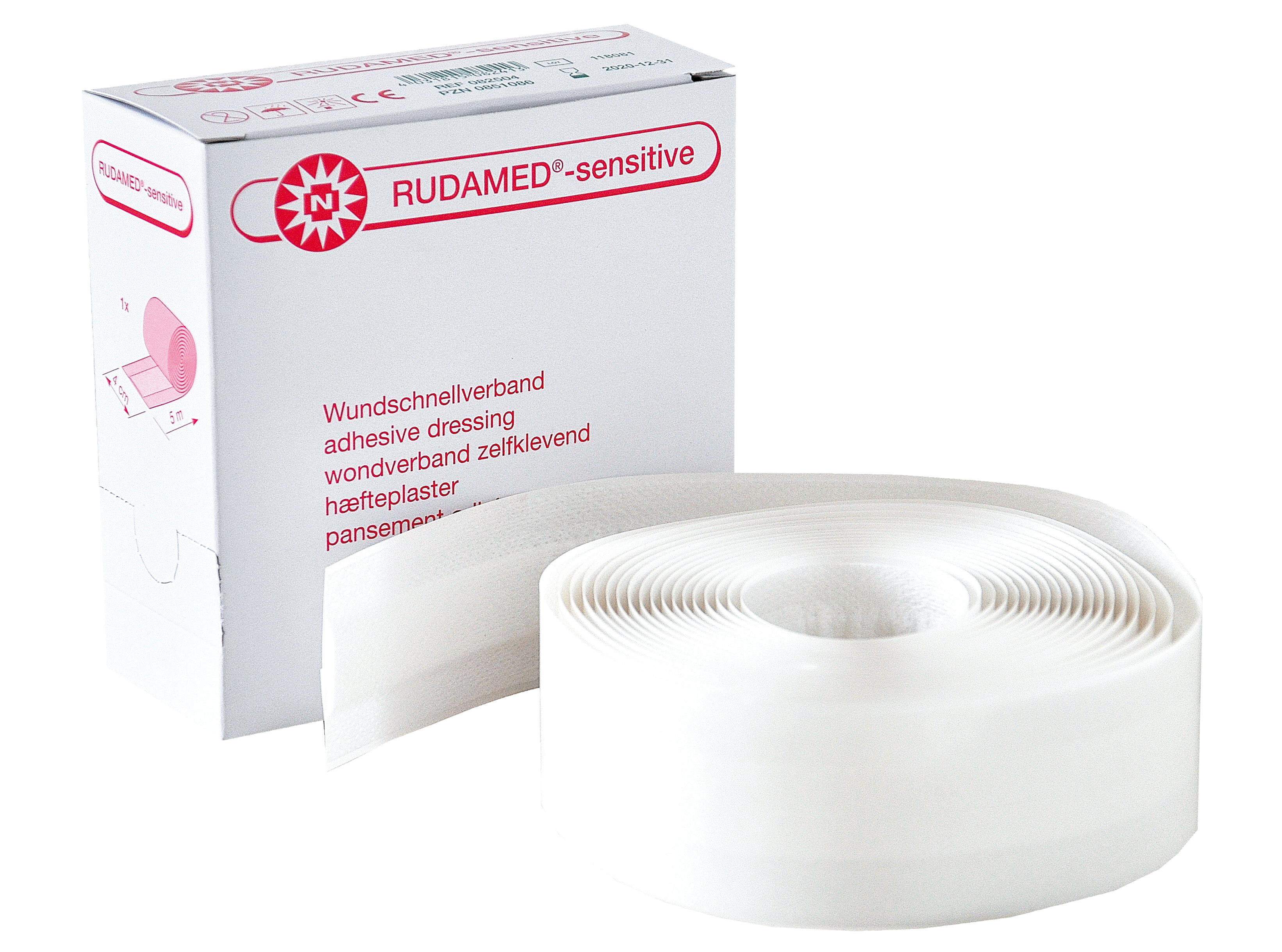 RUDAMED® sensitive, Schnellverband, Verband, Wundverband, Verbandrolle, Pflaster