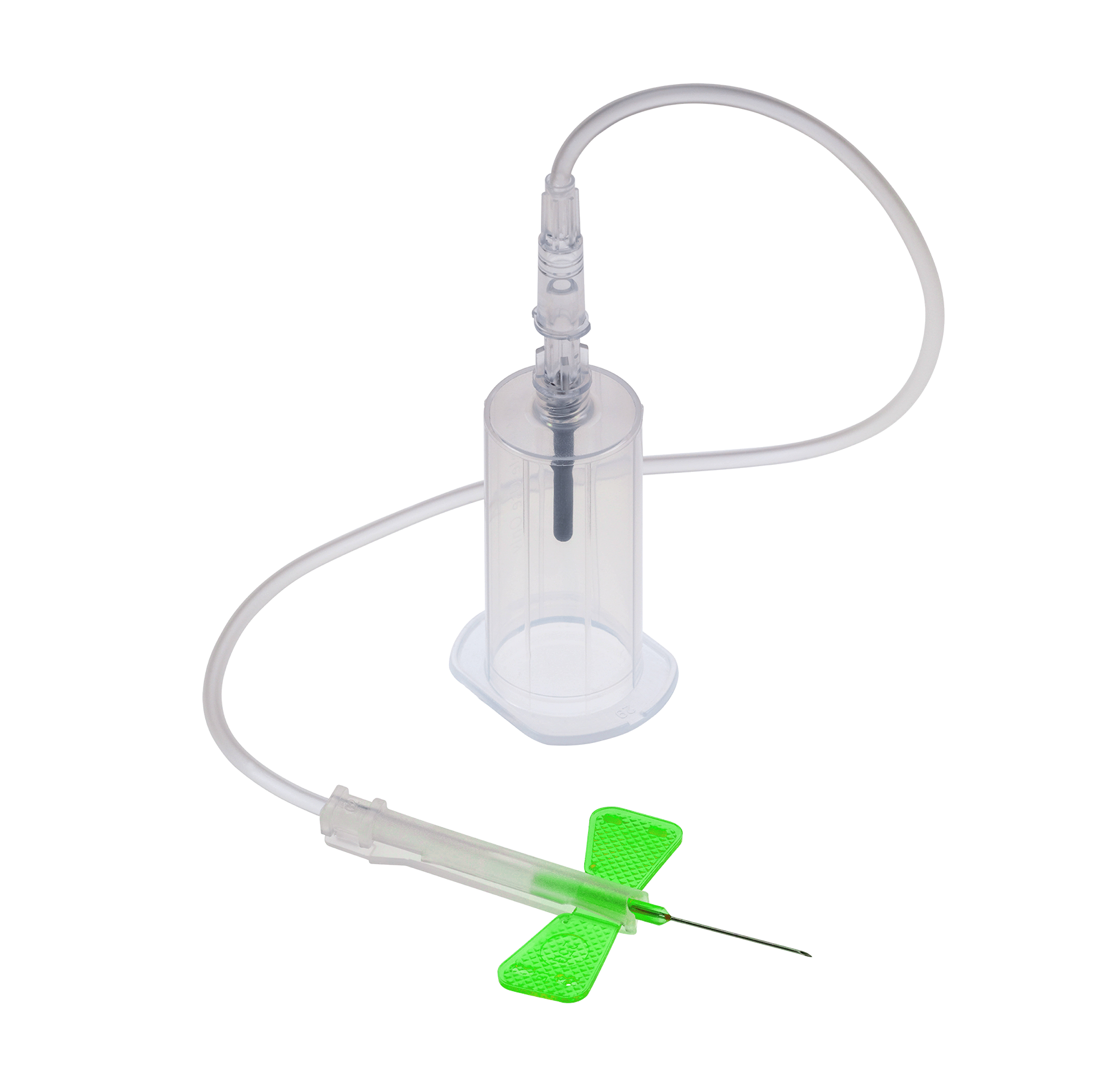 Unistik Shieldlock Sicherheitsblutentnahmeset mit Luer Adapter und Halter, Blutabnahmeset, Kanüle