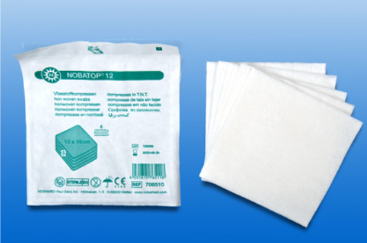 NOBA TOP® 12-soft steril – Vliesstoffkompressen