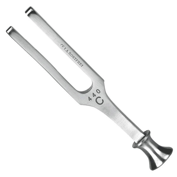 Stimmgabel Kammerton C1, Tonanalyse, Hörtestgabel