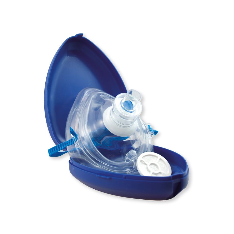 Erste Hilfe Taschenmaske, Beatmungshilfe, Beatmungsmaske, Einmal Beatmungsmaske