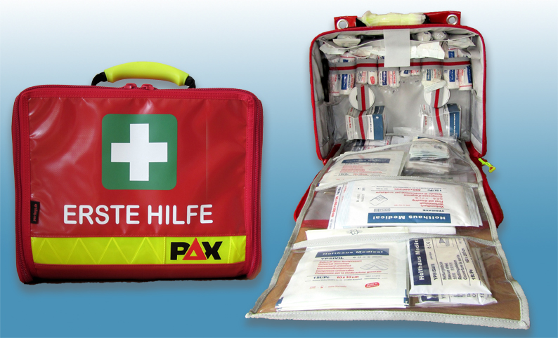 Erste Hilfe Pack - fertig gefüllt nach Ö-Norm Z1020, Typ 1