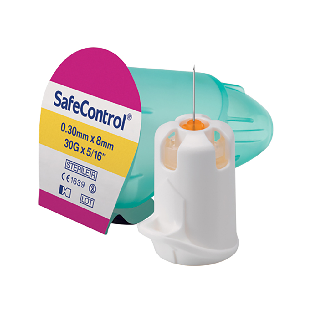 Sicherheitspennadel Unifine SafeControl, Nadelschutz