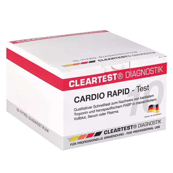 Cleartest Cardio rapid, Infarkttest, Schnelltest, Troponin, Kardio