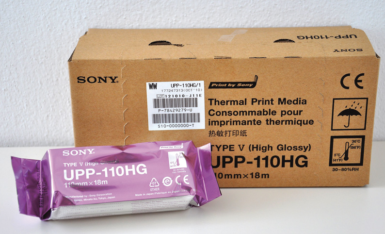 Videoprinter Papier, Ultraschallpapier