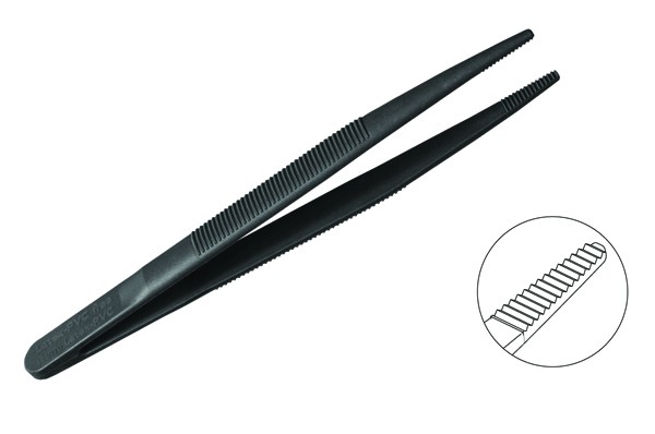 Einmalpinzette steril - anatomisch, Einweg Instrument steril Kunststoff