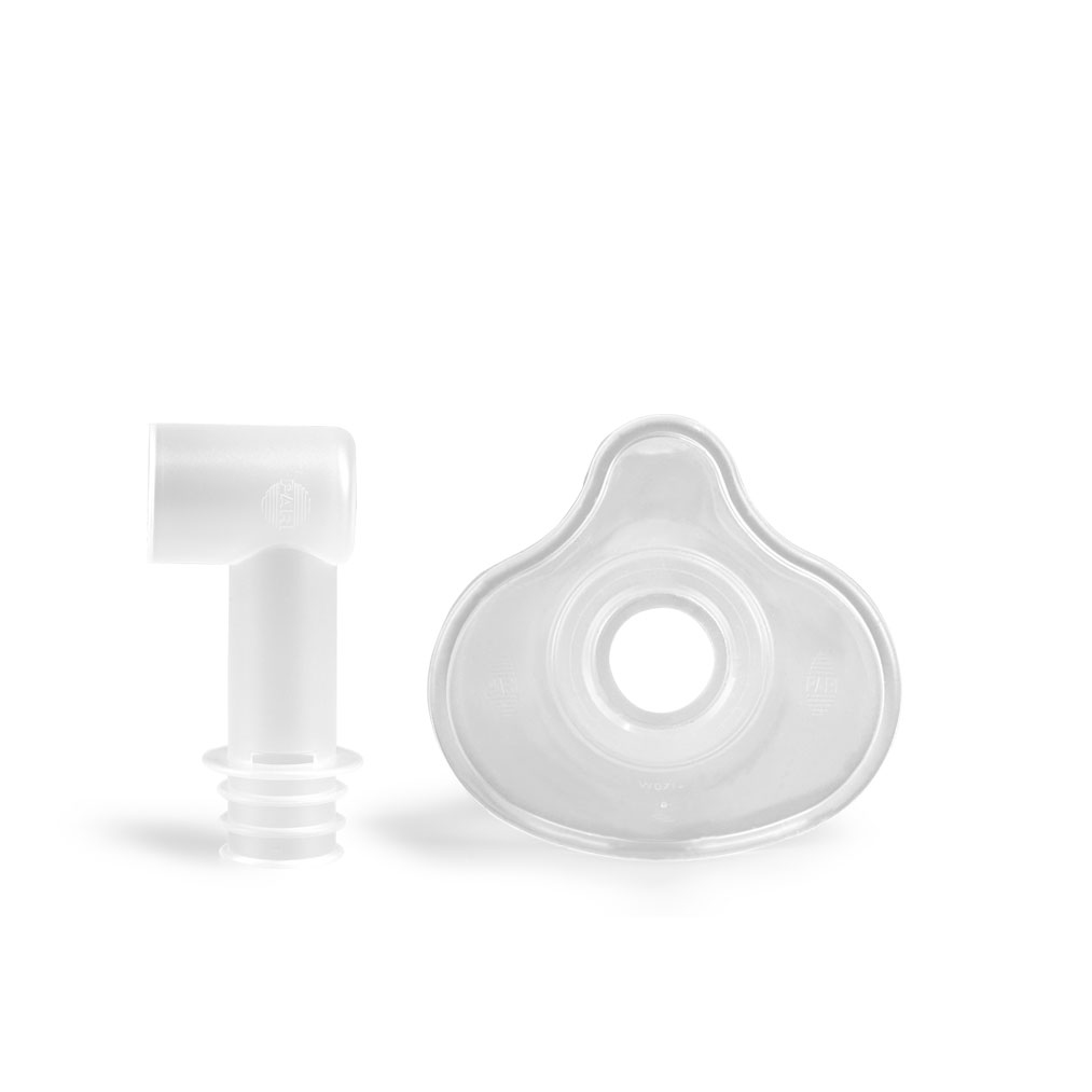 PARI BABY Masken mit BABY Winkel, Säuglingsmaske mit Adapter