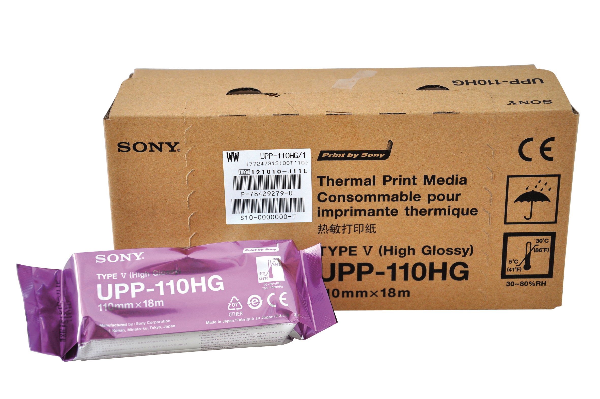 Videoprinter Papier, Ultraschallpapier