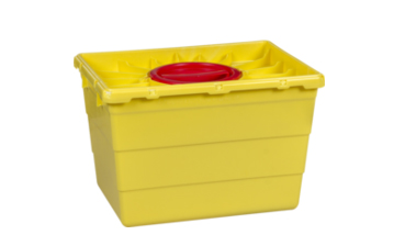 Kanülenabwurfbehälter, Sicherheitsbehälter, Sicherheitsbox Entsorgungsbehälter, Kanüleneimer
