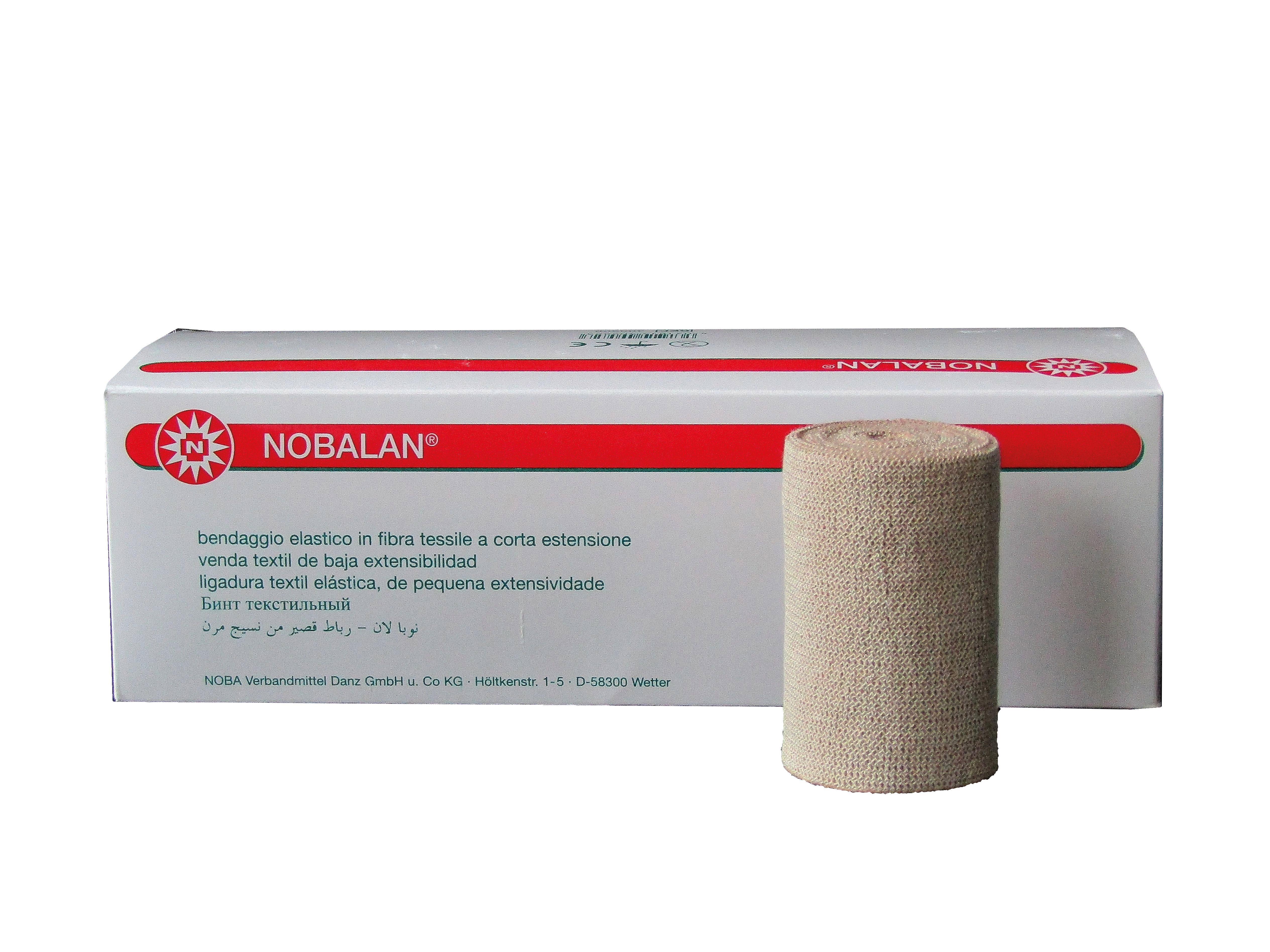 NOBALAN® Kurzzugbinde, elastische Binde, Wundverband