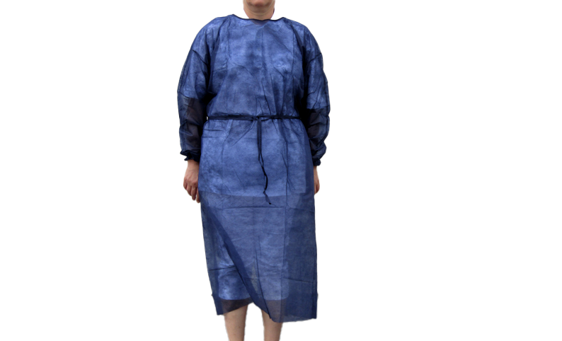 Besucherkittel blau, Hygienekittel, Vlieskittel, Kittel