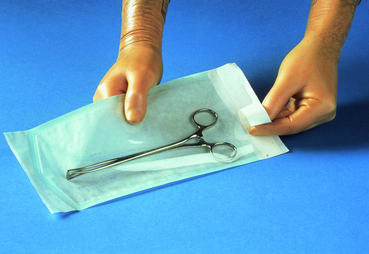 Sterilisationsbeutel selbstklebend, Sterilisation, Aufbereitung, Steribeutel, Steri