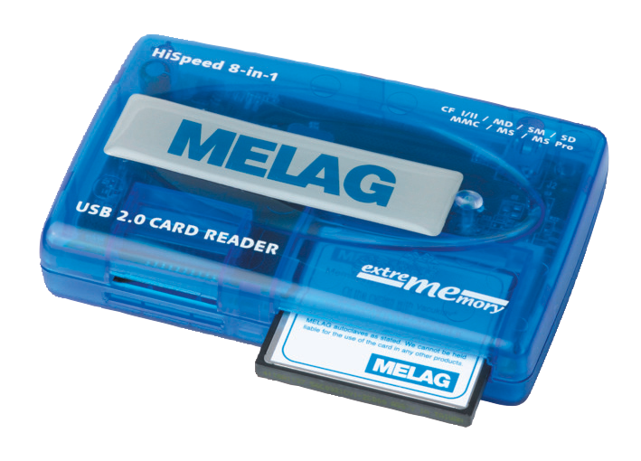 MELAflash & MELAnet, Card-Printer, Kartenlesegerät