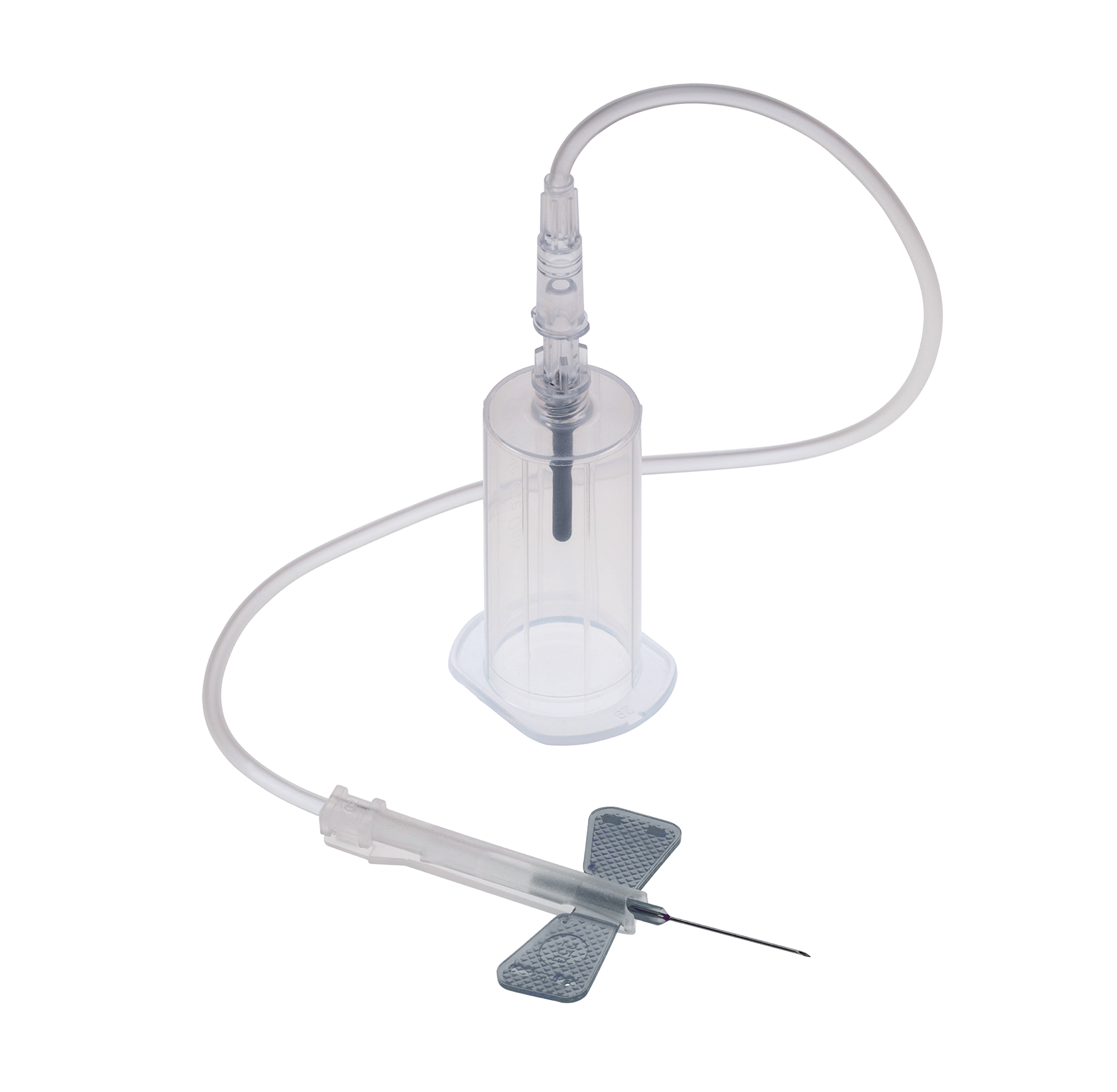 Unistik Shieldlock Sicherheitsblutentnahmeset mit Luer Adapter und Halter, Blutabnahmeset, Kanüle