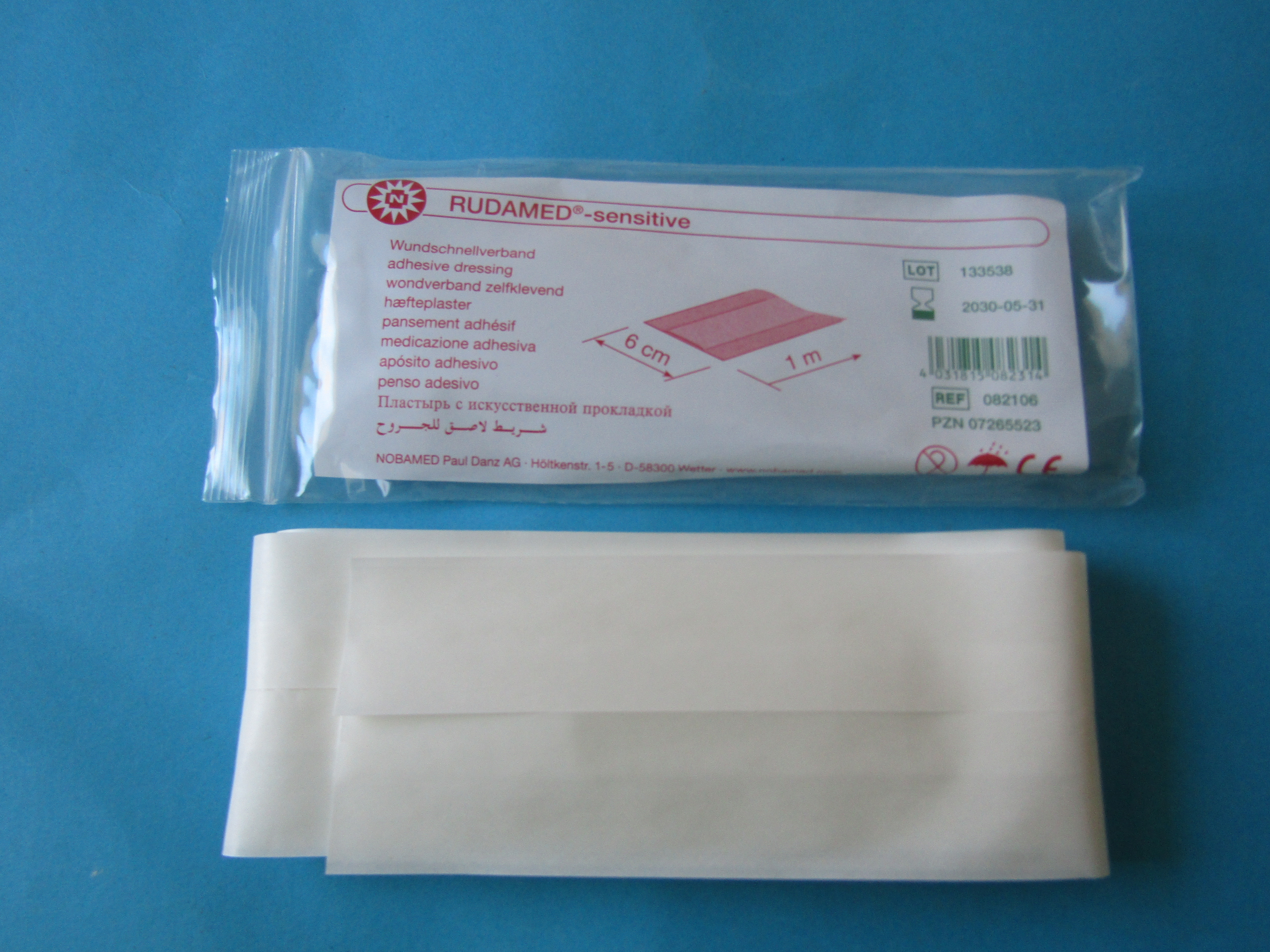 RUDAMED® sensitive, Schnellverband, Verband, Wundverband, Verbandrolle, Pflaster