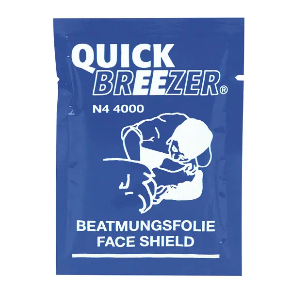 N44000:Quick-Breezer ECO Beatmungsfolie, Schutzfolie, Beatmung, Sofortbeatmung, Hygienefolie