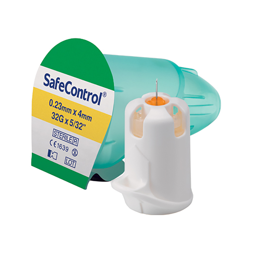 Sicherheitspennadel Unifine SafeControl, Nadelschutz