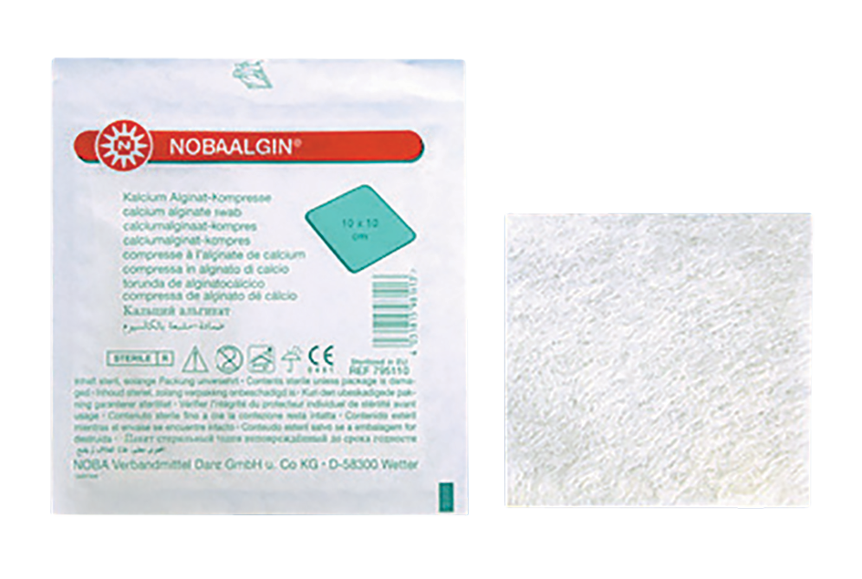 NOBAALGIN® Set Wundauflage, Alginat-Kompresse