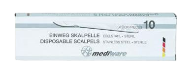 Einmalskalpelle Mediware, Skalpell, Sterilskalpell