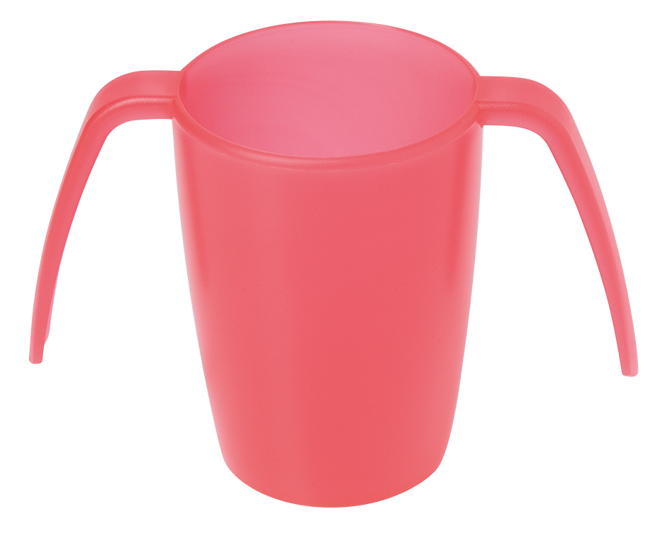 2-Henkel-Becher, Becher, Trinkbecher, Trinkhilfe