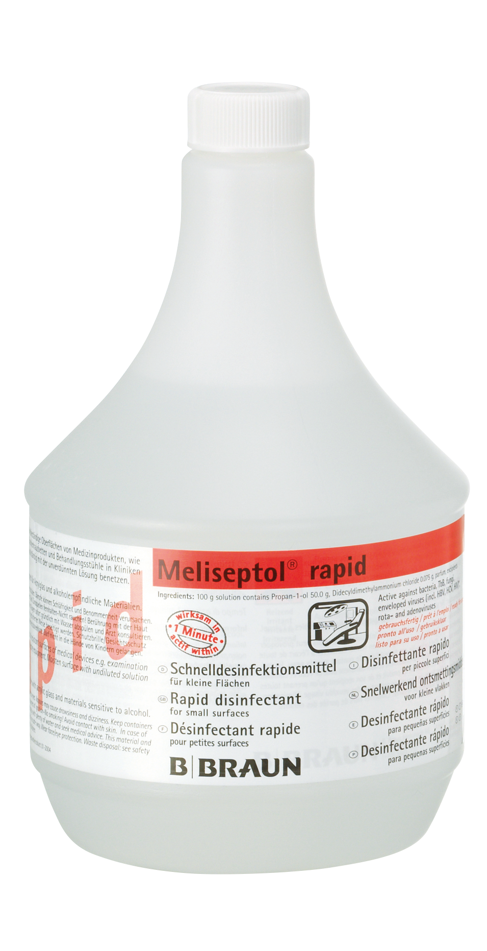 Meliseptol rapid, Flächendesinfektion - Dosierpumpe oder Sprühpistole