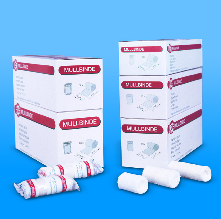 Mullbinden 4m - einzeln verpackt, Binde, Verband, Gazebinden, 

Verbandmullbinden, 

Mullverband