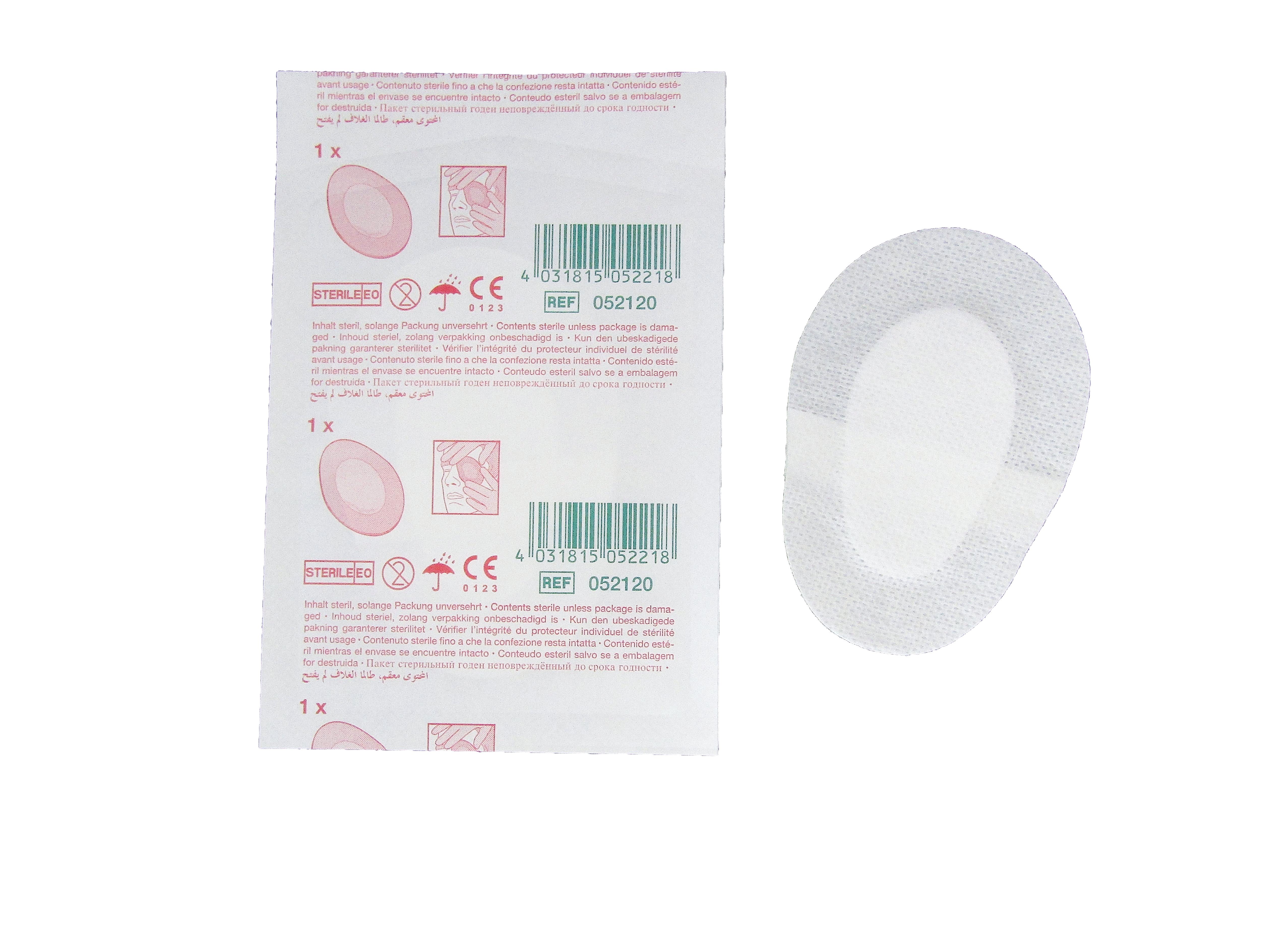 RUDAVAL® Augenpflaster, Polsterpflaster für das Auge