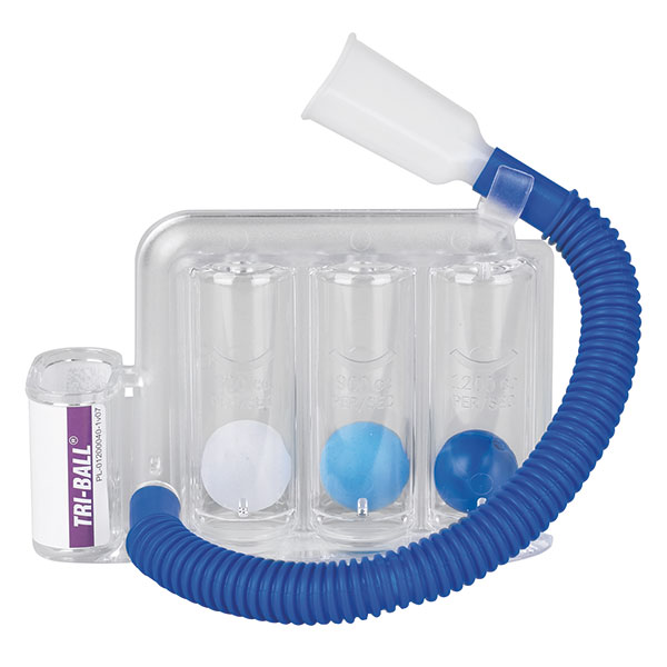 Atemtrainer Triball, Lungentrainer mit 3 Kugeln
