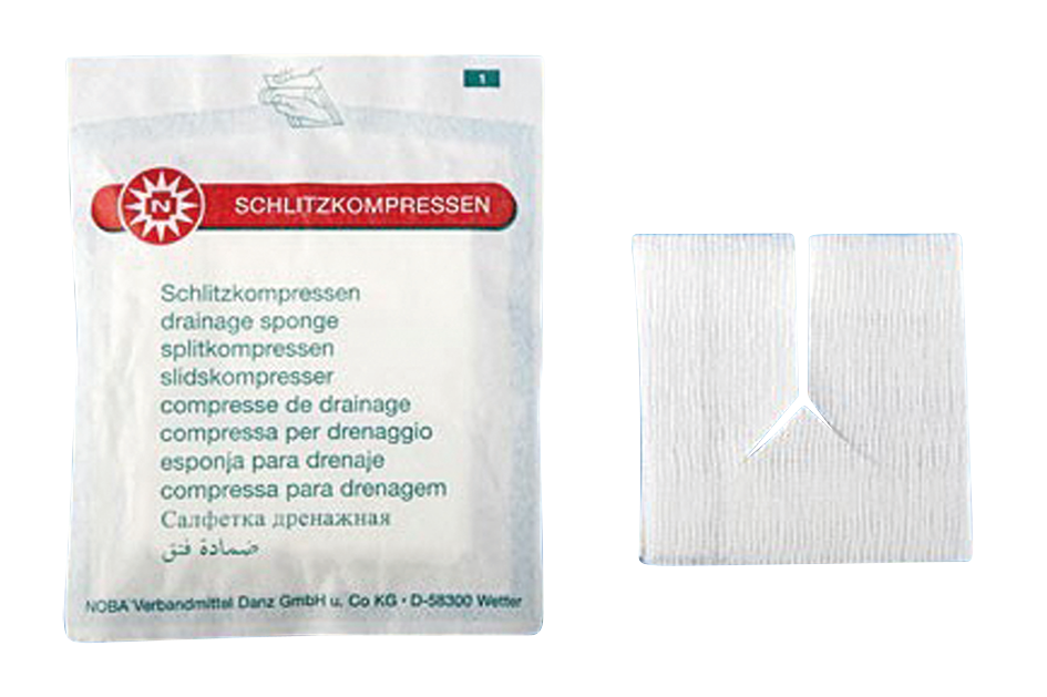 Schlitzkompressen-Set, Kompresse, Tamponade, Wundabdeckung