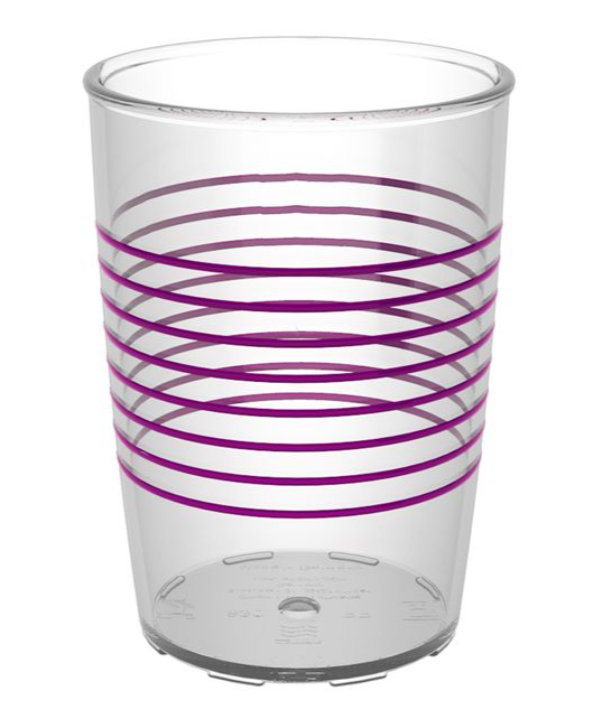 Becher mit Antirutsch-Trick Ringe, Trinkbecher