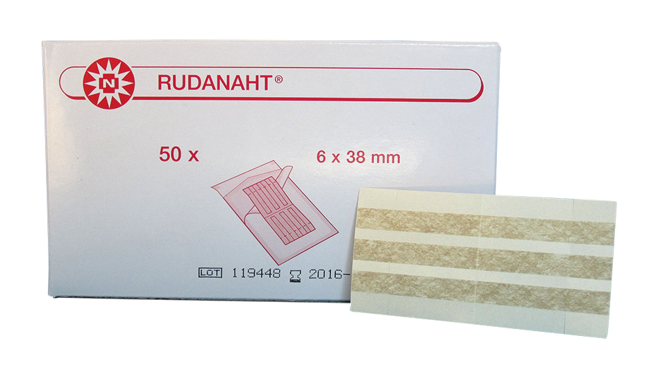 Rudanaht, Wundnahtstreifen, Streifenpflaster