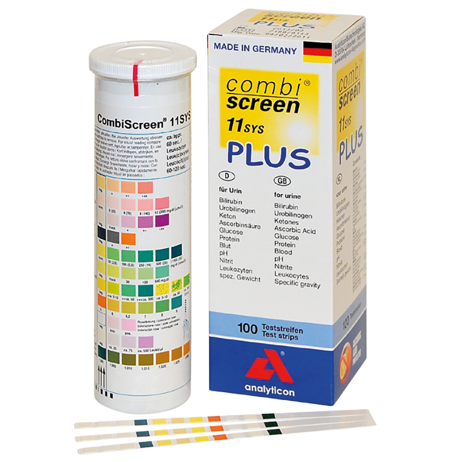 Analyticon Harnteststreifen, Combiscreen, Urin-Teststreifen, Schnellteststreifen