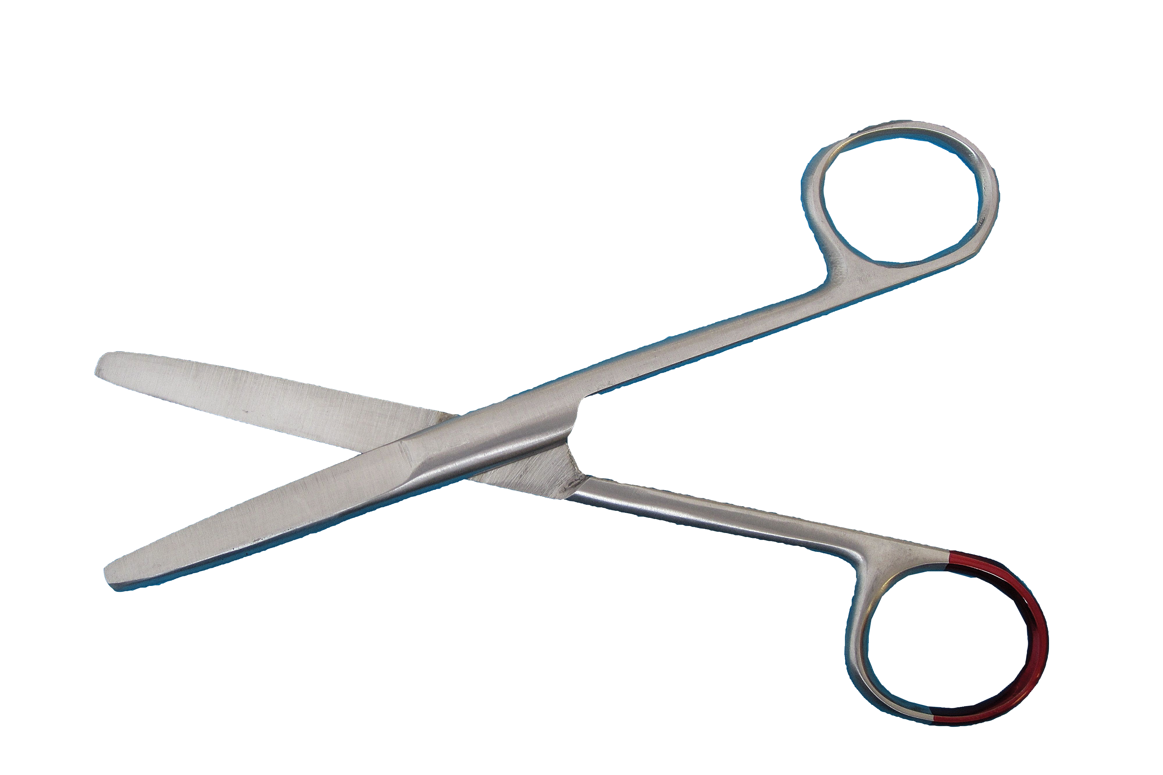Chirurgische Schere – stumpf/stumpf, Einweg Instrument steril Metall, Edelstahl