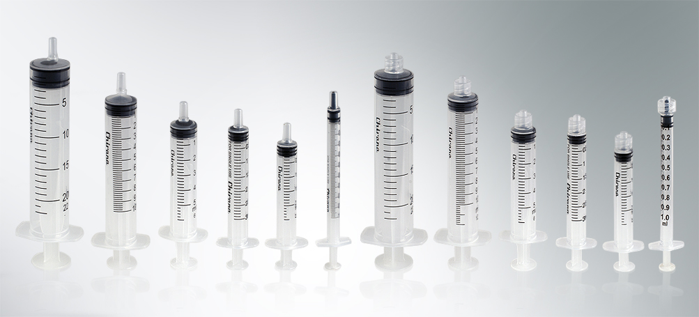 3-teilige Einwegspritze, Spritze, Luer-Lock, Einmalspritze, Luerlockspritze