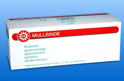 Mullbinden, Gipsbinde, Fixierbinde