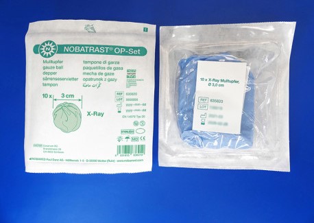 Nobatrast OP-Set Tupfer Steril-Set Mulltupfer