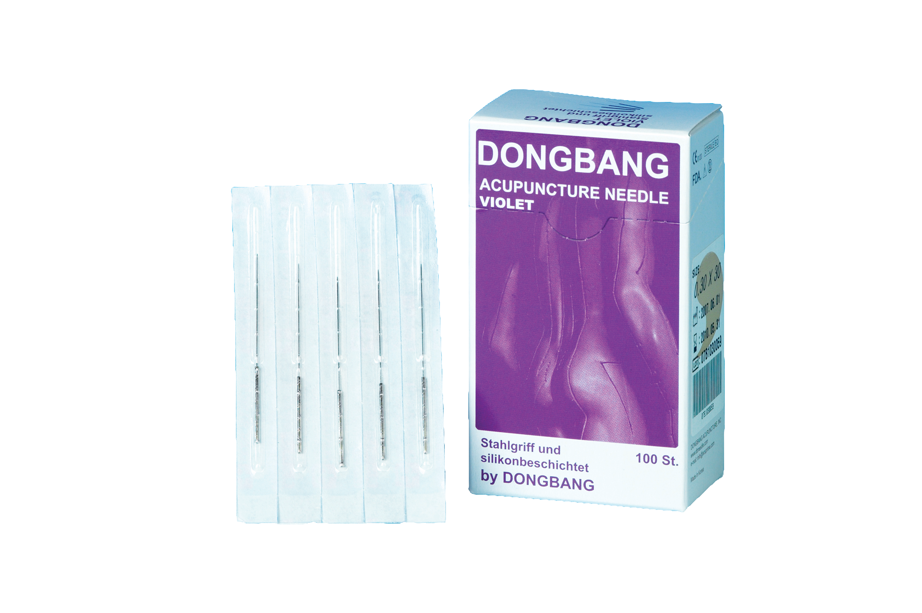 DONGBANG –  Akupunkturnadeln mit Stahlgriff