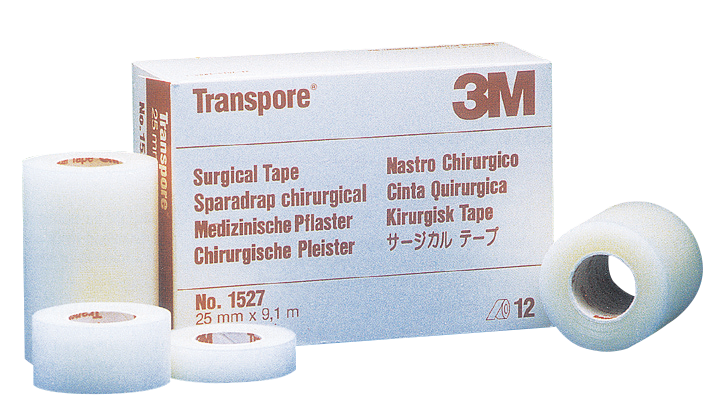 Transpore 3M Fixierpflaster, Heftpflaster

, Befestigungspflaster

, Klebepflaster
