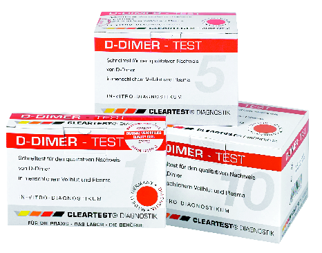 D-Dimer Test Kassette, Schnelltest