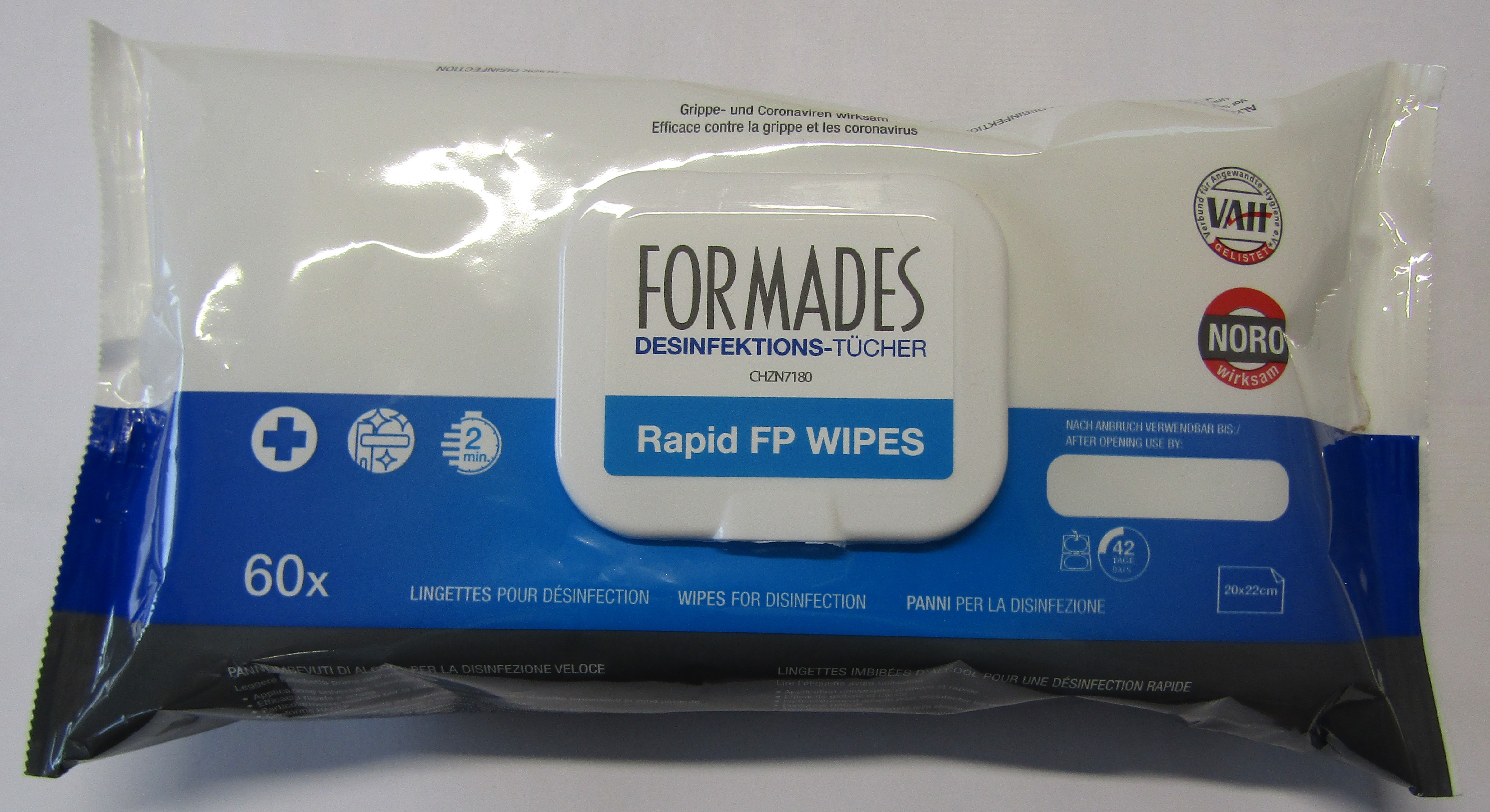 Formades Rapid FP Wipes