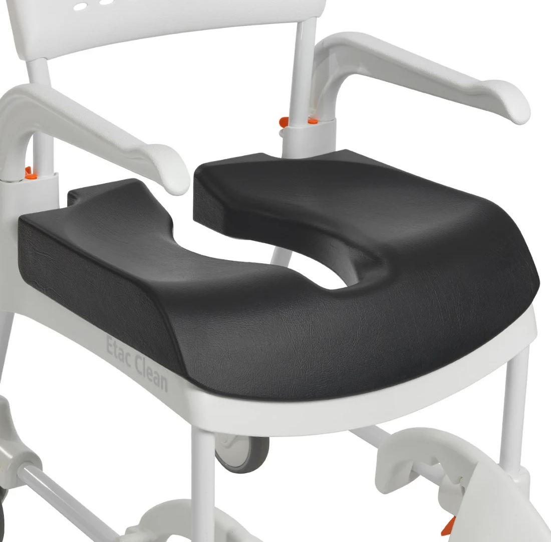 Komfort Sitz Clean Dusch- und Toilettenstuhl, Duschstuhl mit Toilettenfunktion