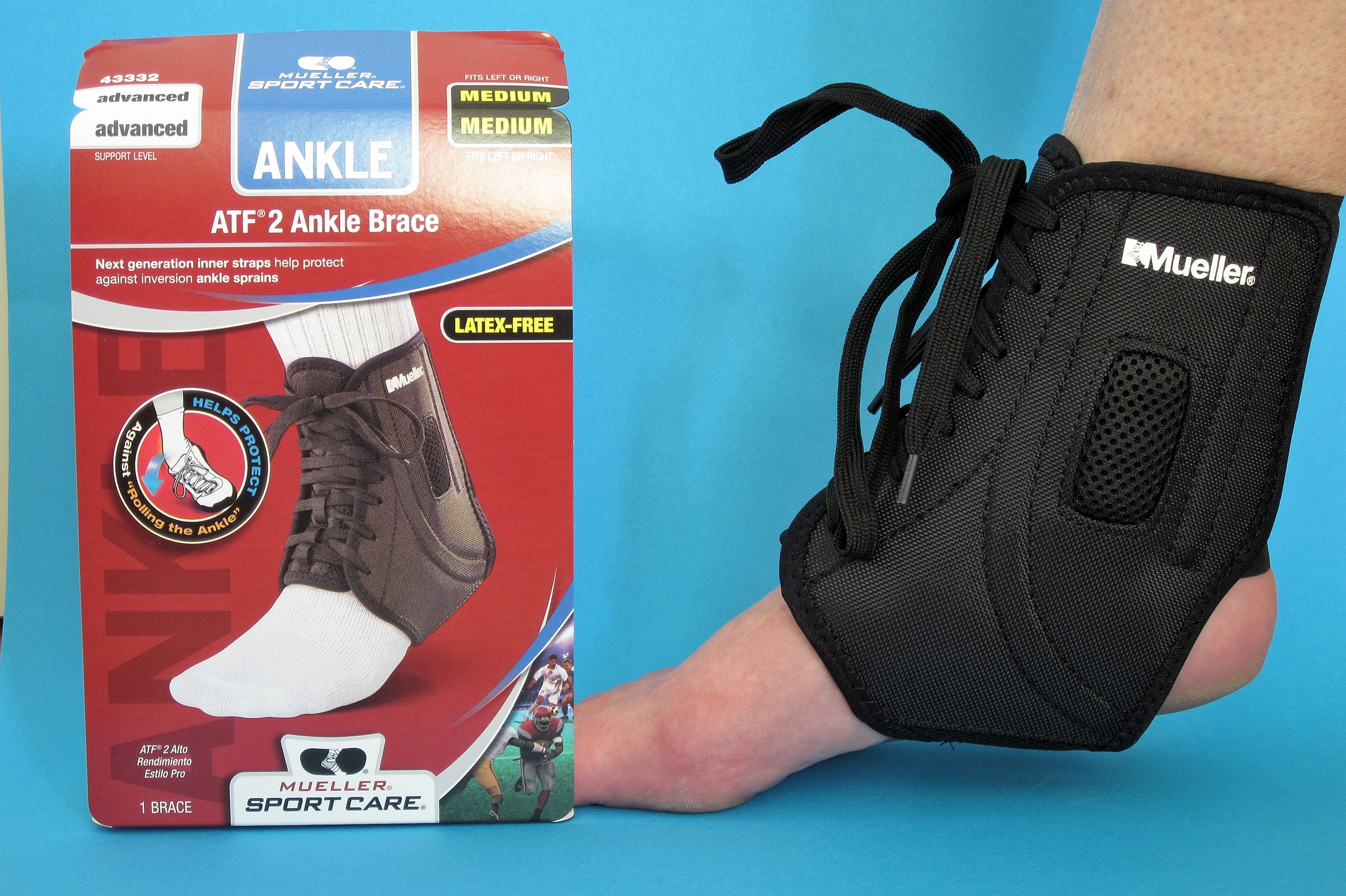 MUELLER Fußgelenksbandage ATF® 2, Bandage zur Sprunggelenkstabilisierung