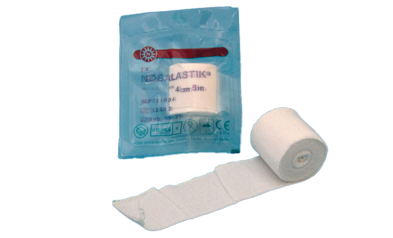 NOBALASTIK® steril, elastische Binde, Verband, Mittelzugbinde, Verbandrolle