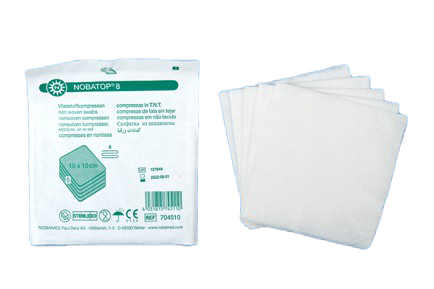 NOBA TOP® 8-soft steril – Vliesstoffkompressen steril, Kompresse, Mullkompresse, Wundabdeckung