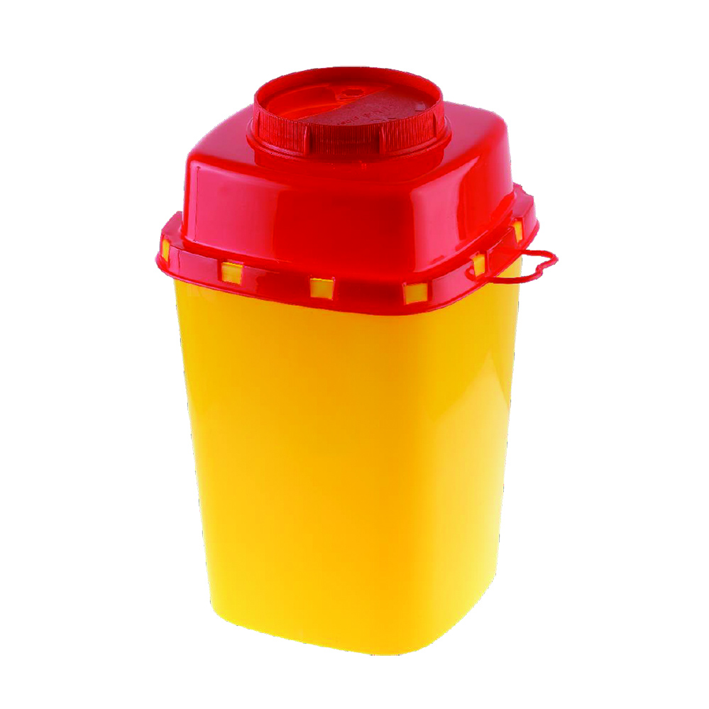 Kanülenabwurfbehälter, Kanüleneimer, Sicherheitsbehälter, Sicherheitsbox für Kanülen, Abwurfbehälter