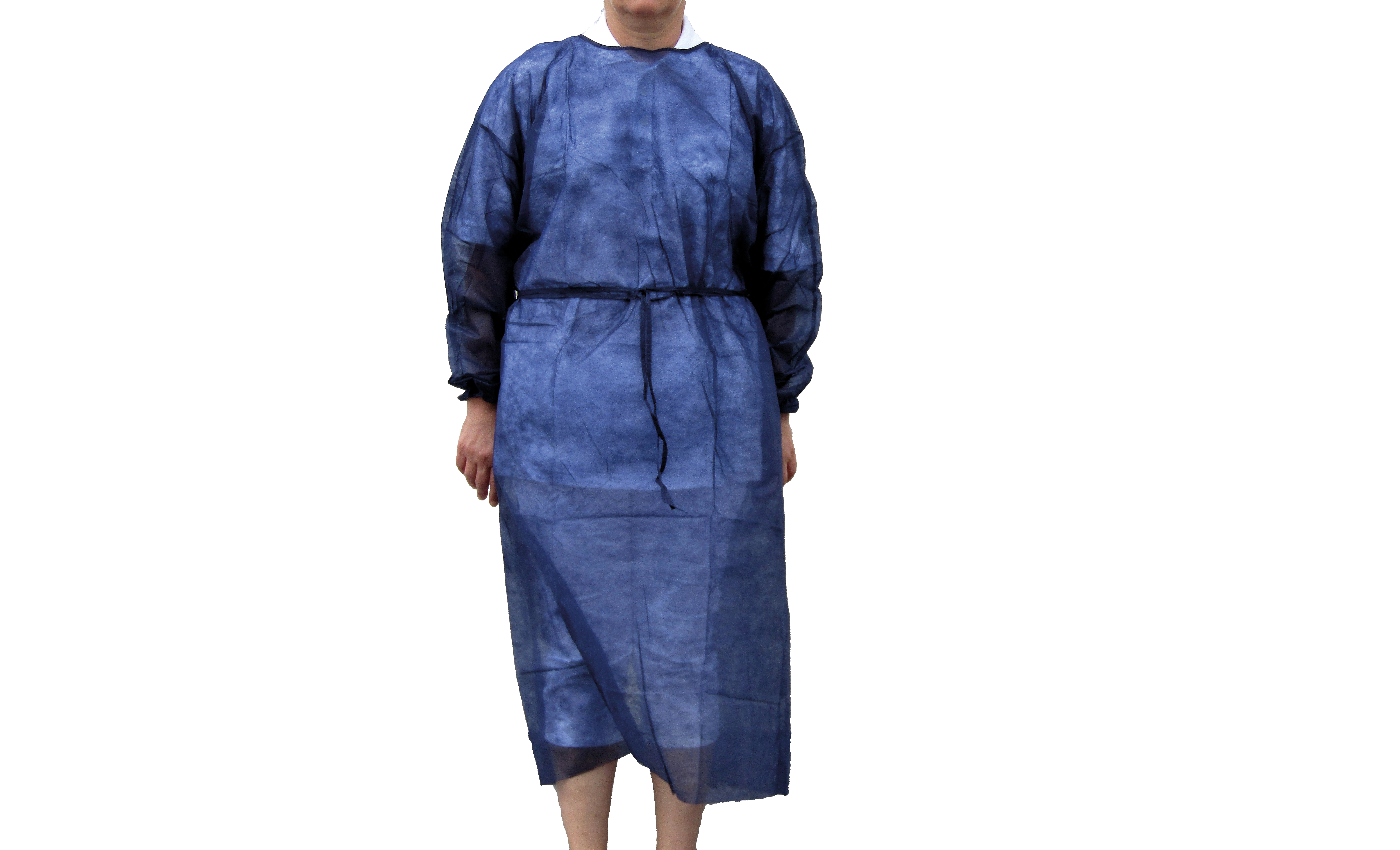 Besucherkittel blau, Hygienekittel, Vlieskittel, Kittel
